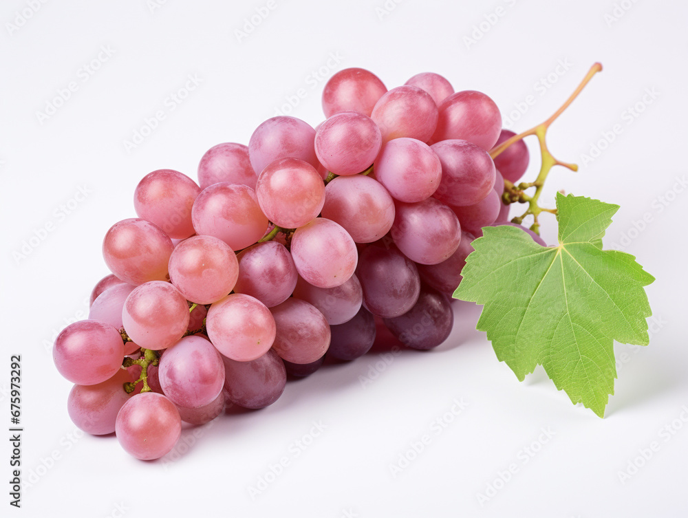 Fototapeta premium Grape isolated on white background with clipping path