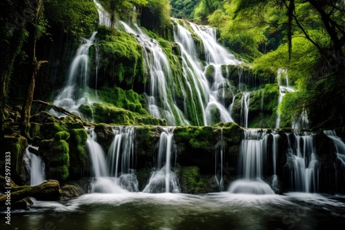 Beautiful waterfall © FryArt Studio