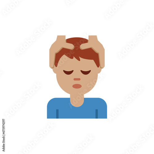 Man Getting Massage Medium-Skin