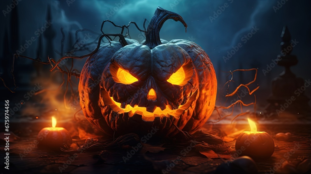 Fototapeta premium Abstract Halloween background