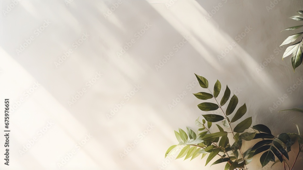 Leaf shadow and light on wall blur background. Nature tropical leaves tree branch plant shade sunlight on white wall texture shadow overlay effect foliage mockup, graphic layout, wallpaper, design Leaf shadow and light on wall blur background. Nature tropical leaves tree branch plant shade sunlight on white wall texture shadow overlay effect foliage mockup, graphic layout, wallpaper, design