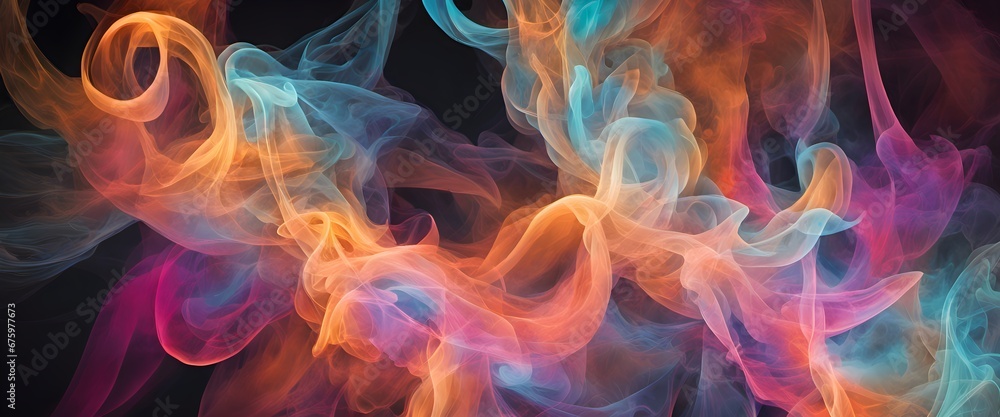 A Dazzling Display of Colorful Smoke, Evoking a of Vibrant Hues and Enchanting Patterns. A Dazzling Display of Colorful Smoke, Evoking a of Vibrant Hues and Enchanting Patterns.