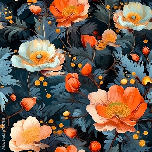 floral_pattern_botanicals_botanical_floral_patchwork © Icon-ikaPro