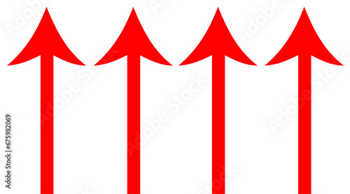 Red Black arrow icons set. Vector illustration.illustration curved arrow icons.Arrow sign icon set.