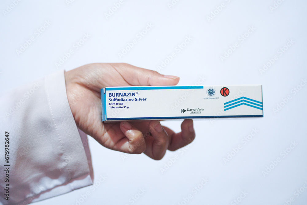 Balikpapan, 1 October 23. Burnazin Silver sulfadiazine, Topical