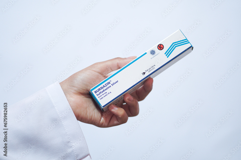 Balikpapan, 1 October 23. Burnazin Silver sulfadiazine, Topical