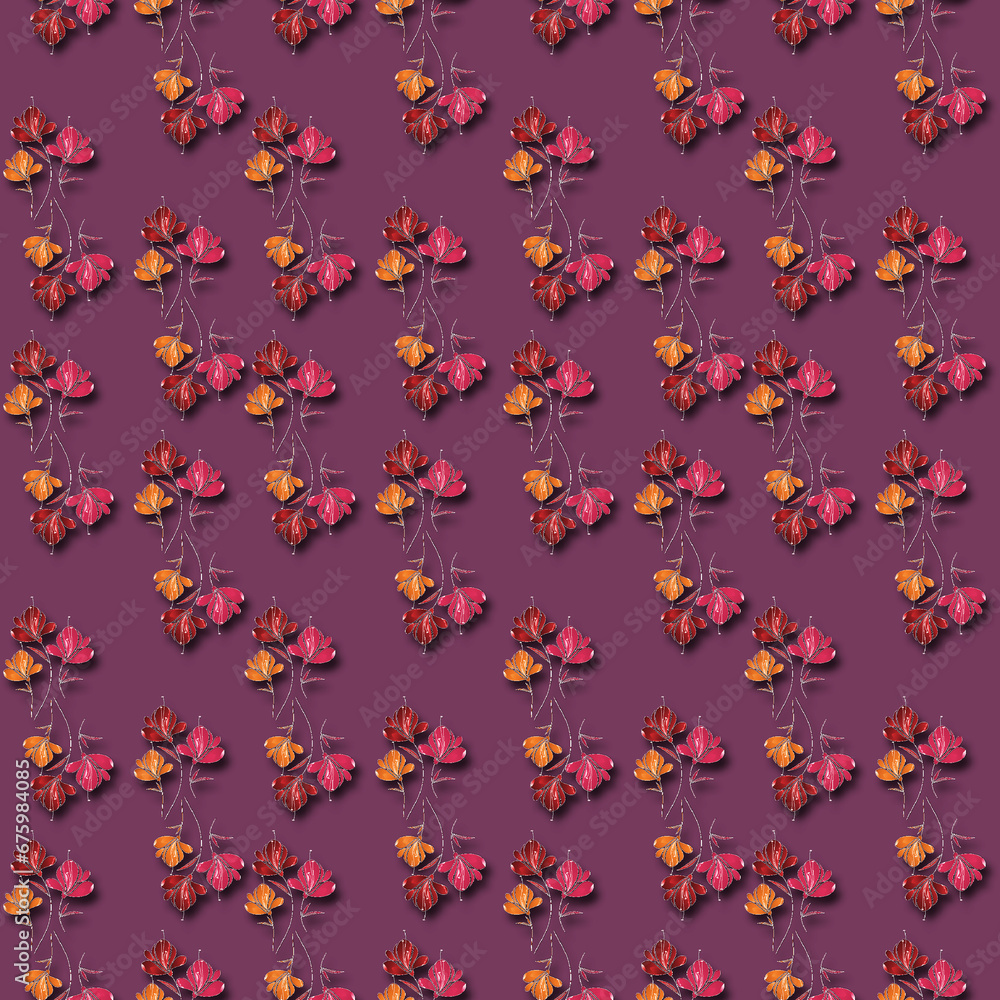 beautiful purple and red seamless pattern illustration all over repeat design for digital and textile 
