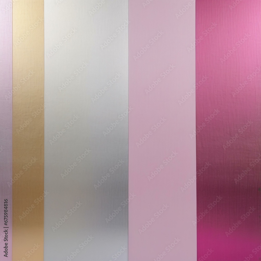 Magenta Elegance: Vertical Stripes in Magenta, Pink, Gold, and Silver Contemporary Background