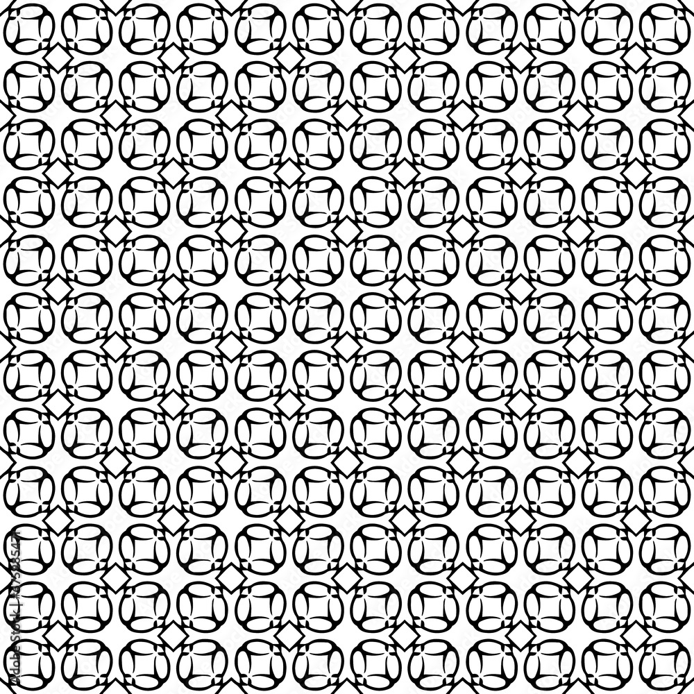 Black seamless abstract pattern. Overlay for background and backdrop. Ornamental design. PNG graphic illustration with transparent background.