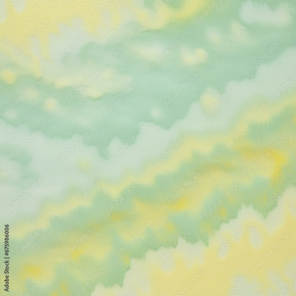 Pastel Symphony: Green and Yellow Sponge Technique Background