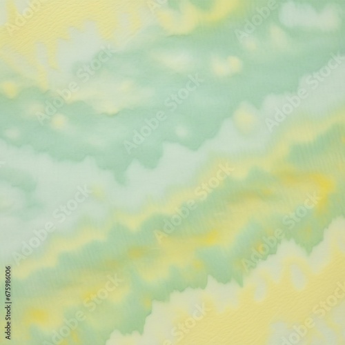 Pastel Symphony: Green and Yellow Sponge Technique Background