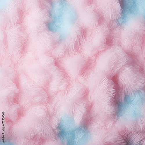 texture of cotton candy. Ai generative