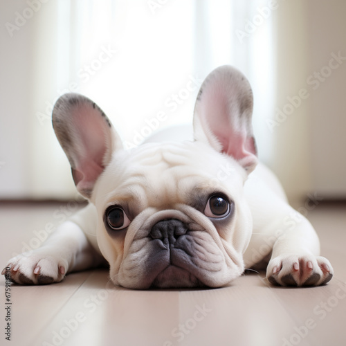 french bulldog puppy looking at camera © Daria