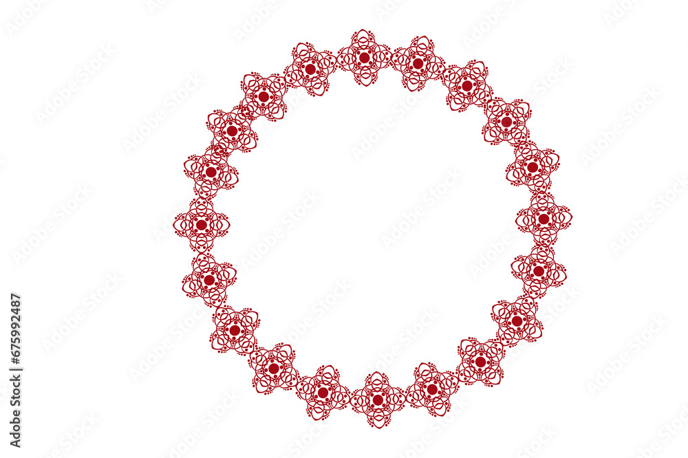 Circle Monogram Frame Border With Transparent Background Circle Monogram Frame Border With Transparent Background
