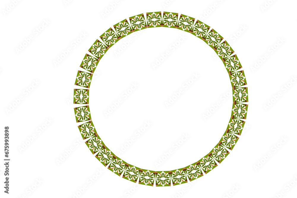 Circle Monogram Frame Border With Transparent Background Circle Monogram Frame Border With Transparent Background