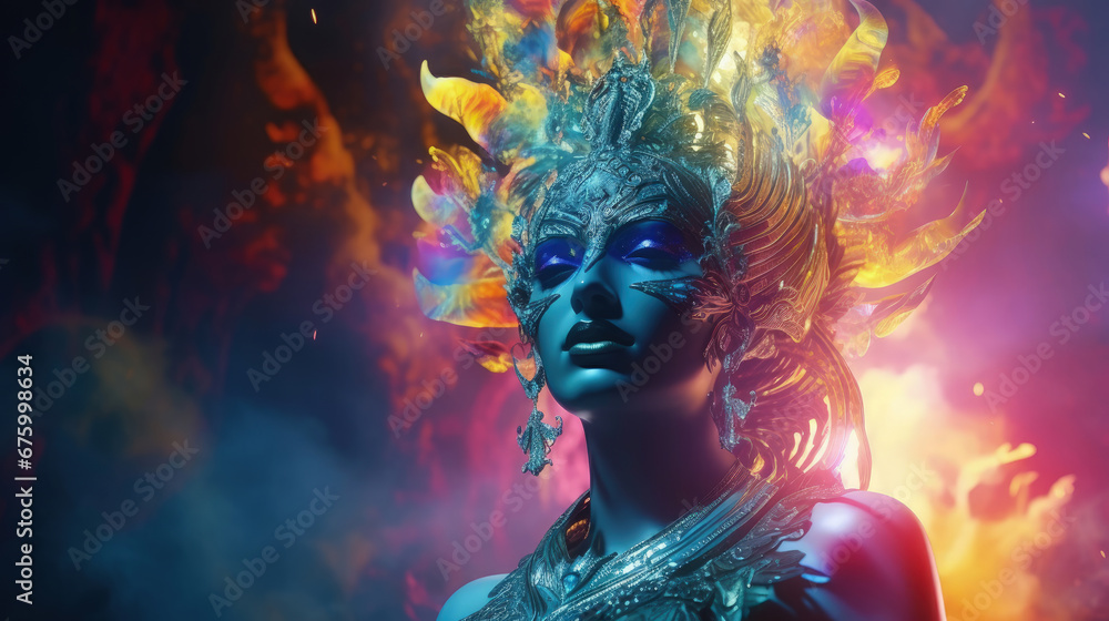 Mythical Gods - Extremely Colorful and Dynamic Light, Ideal for Screensavers and Desktop Backgrounds	
