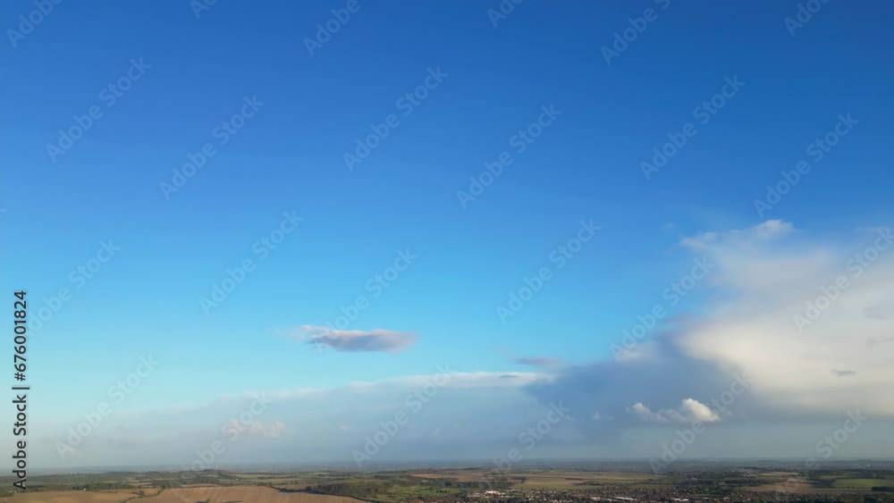 Gorgeous Aerial view of Luton City of England Gorgeous Aerial view of Luton City of England