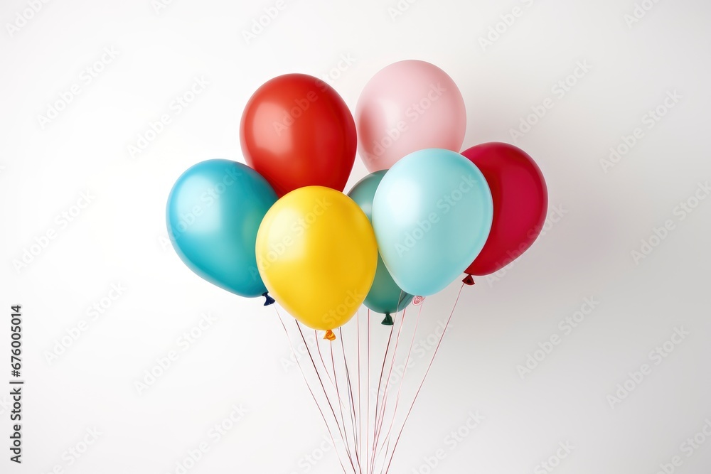 A Colorful Symphony in the Sky: Balloons Floating in the Air Created With Generative AI Technology A Colorful Symphony in the Sky: Balloons Floating in the Air Created With Generative AI Technology