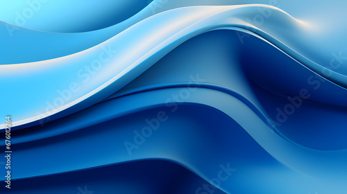 Abstract organic blue lines as wallpaper background illustration