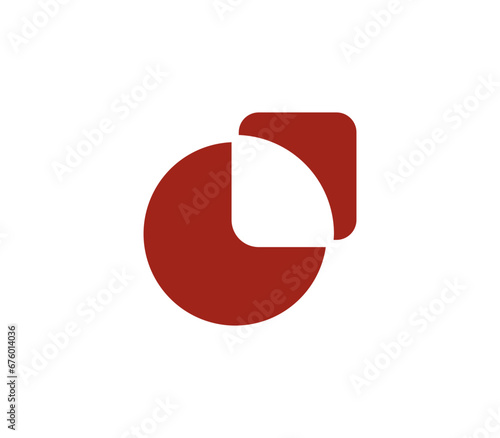 Free Download beautiful red abstract logo - GFXLoad