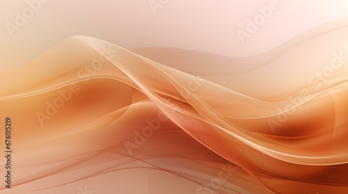 Dynamic Vector Background of transparent Shapes. Elegant Presentation Template in light brown Colors