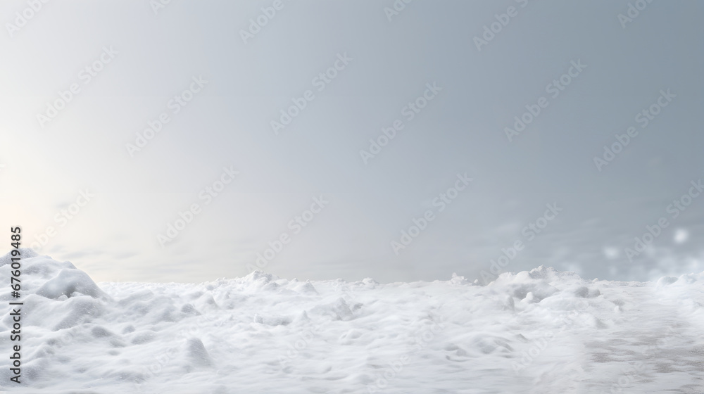 Wintry landscape nature is frozen in a beautiful scene of white, Generative AI. Wintry landscape nature is frozen in a beautiful scene of white, Generative AI.