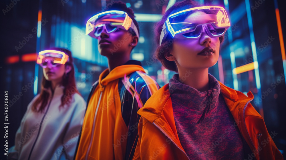 Portrait of a people in sunglasses VR Portrait of a people in sunglasses VR