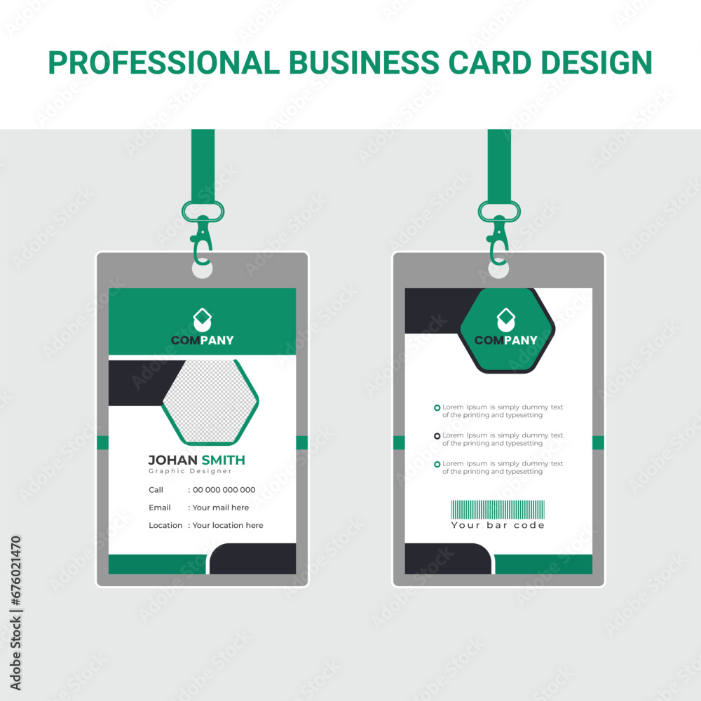 Professional modern simple id card design with red, blue, black, green, purple and white color set vector template. And abstract simple creative business id card design. Professional modern simple id card design with red, blue, black, green, purple and white color set vector template. And abstract simple creative business id card design.
