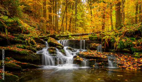 Jeseníky waterfalls, autumn, water, mountains, forest, trees, landscape, autumn, river, water, forest, fall, nature, waterfall, tree, landscape, trees, rocks, green, beautiful, rock, season, colorful