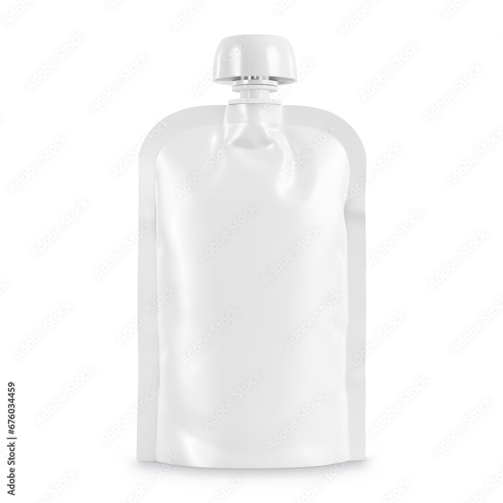 a doypack image isolated on a white background a doypack image isolated on a white background