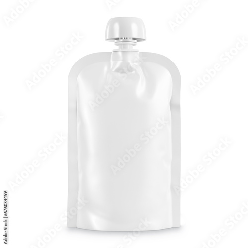 a doypack image isolated on a white background