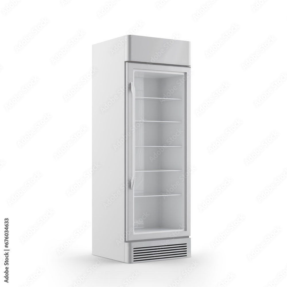 a white fridge image isolated on a white background a white fridge image isolated on a white background
