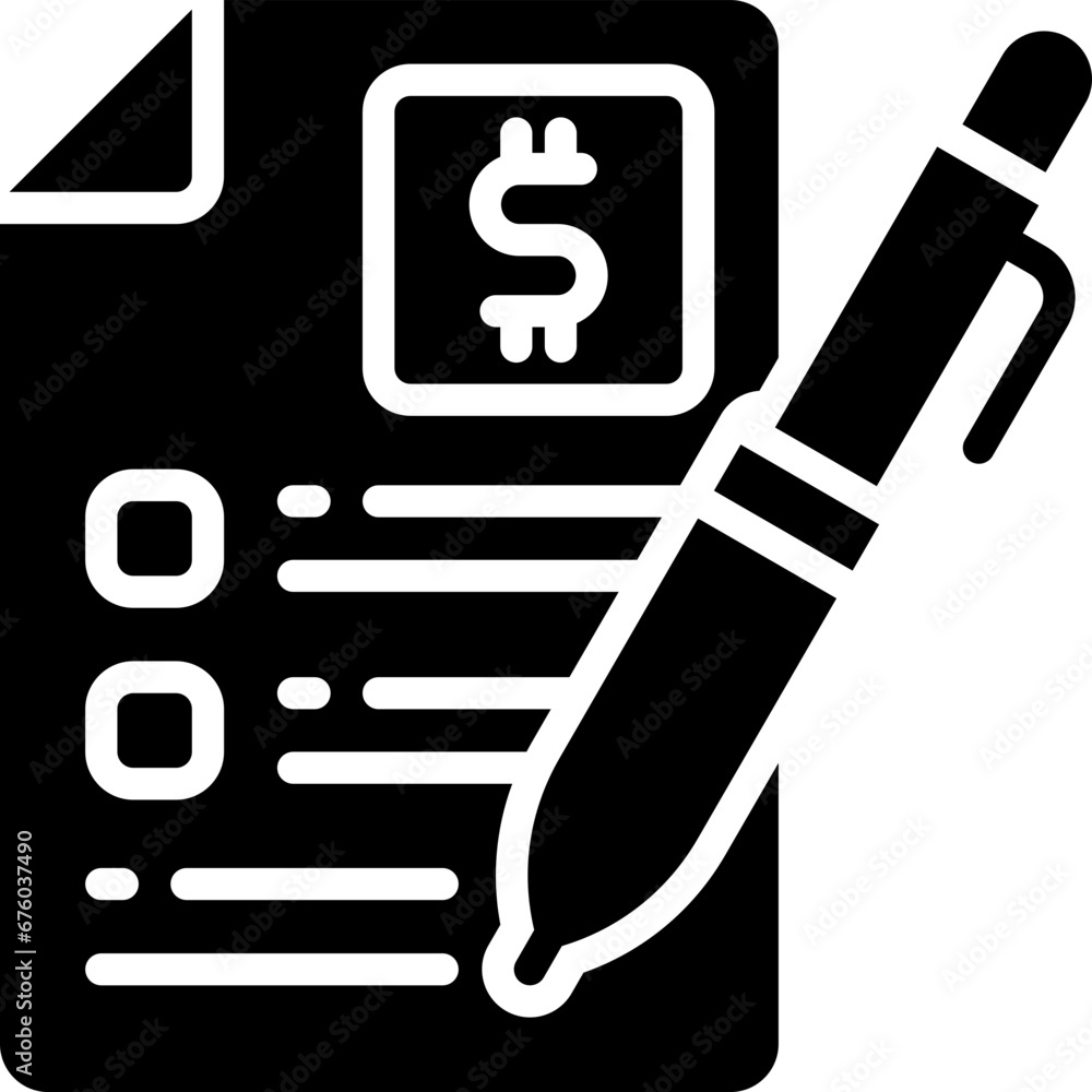 contract glyph icon. vector icon for your website, mobile, presentation, and logo design. contract glyph icon. vector icon for your website, mobile, presentation, and logo design.