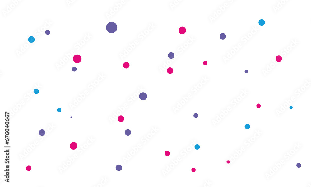 colorful polka dot patterned vector background, dot colorful vector background