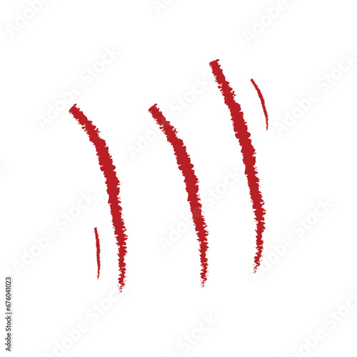 Tigher  claw scratch  mark,tihger leg scratch vector symble.isolated scratch,
