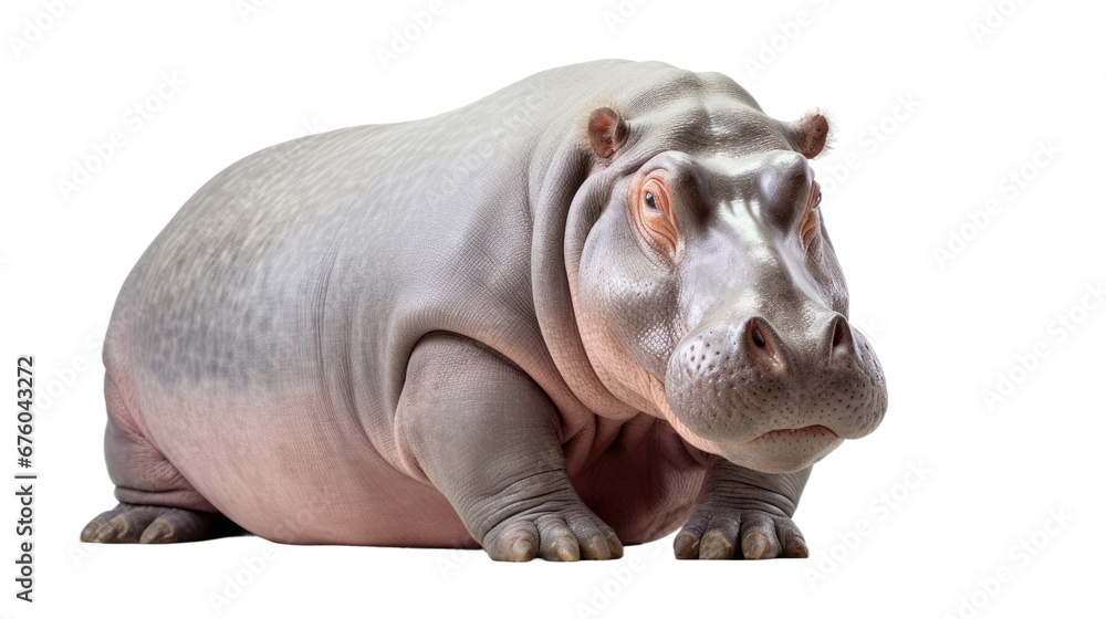 hippopotamus isolated on transparent backgroun hippopotamus isolated on transparent backgroun