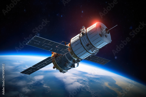 Orbiting Connectivity Hub: Global Satellite Communication