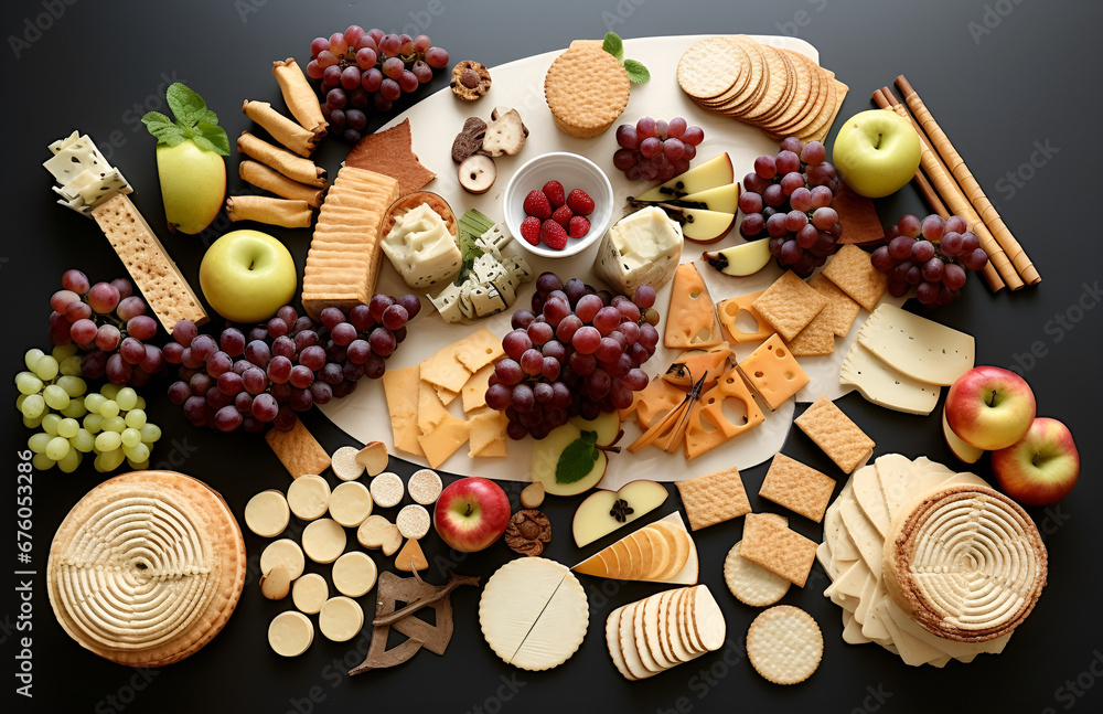 beautiful, cheese slice, restaurant, board, grapes beautiful, cheese slice, restaurant, board, grapes