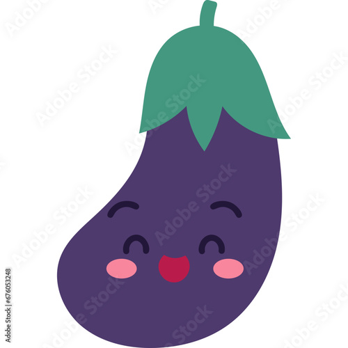 cute character vegetable