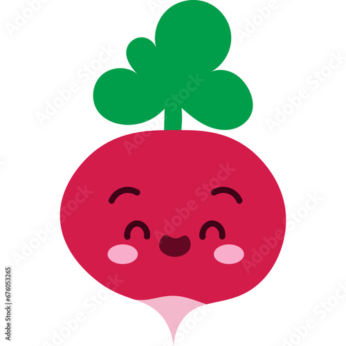 cute character vegetable