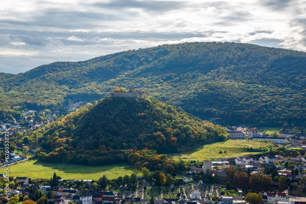 The   Hainburg an der Donau, beautiful landscape, Austria