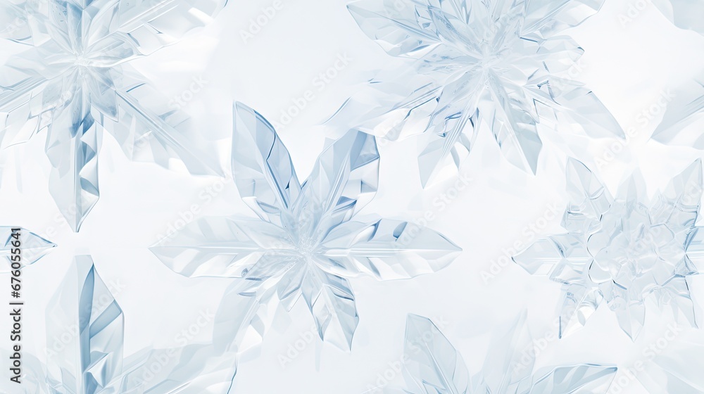 a close up of a snowflake pattern made up of many smaller snowflakes on a white background. generative ai a close up of a snowflake pattern made up of many smaller snowflakes on a white background. generative ai