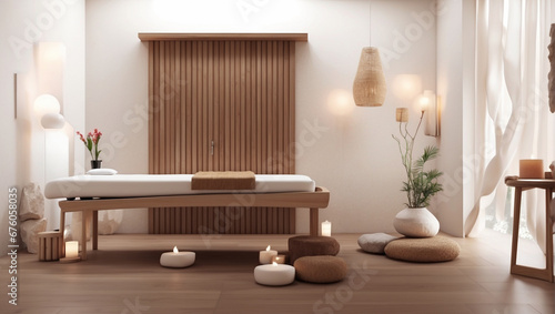 massage and spa room interior photo