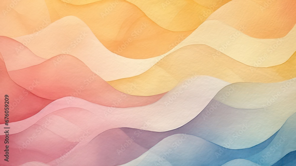 Vintage, classic, and retro wave grunge background with a watercolor texture and vibrant, colorful hues.