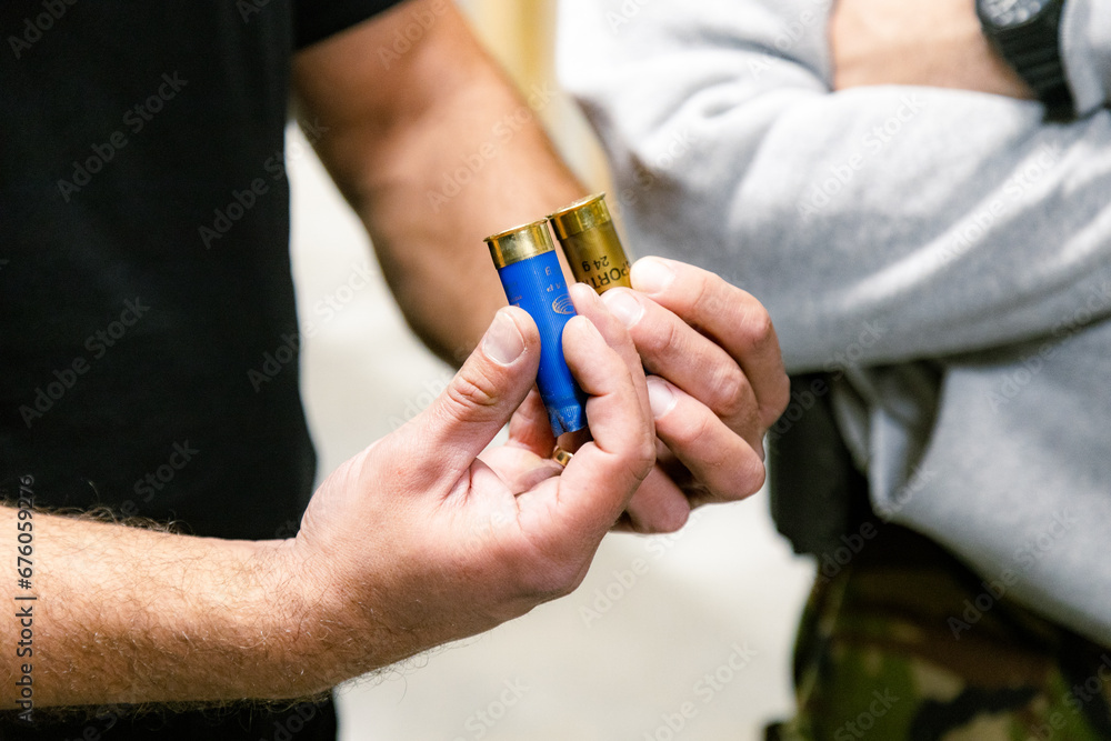 Obraz premium At the shooting range