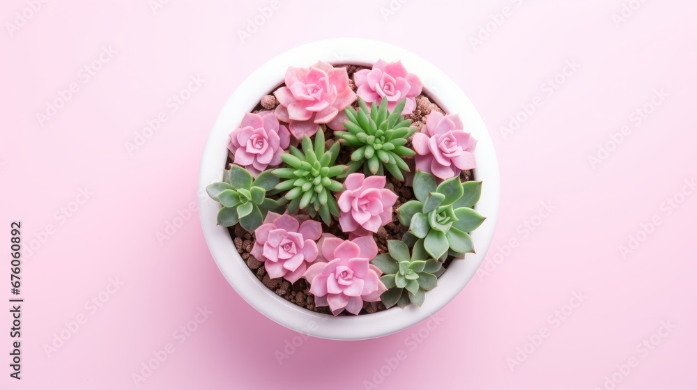 succulents in a pot. succulents in a pot.