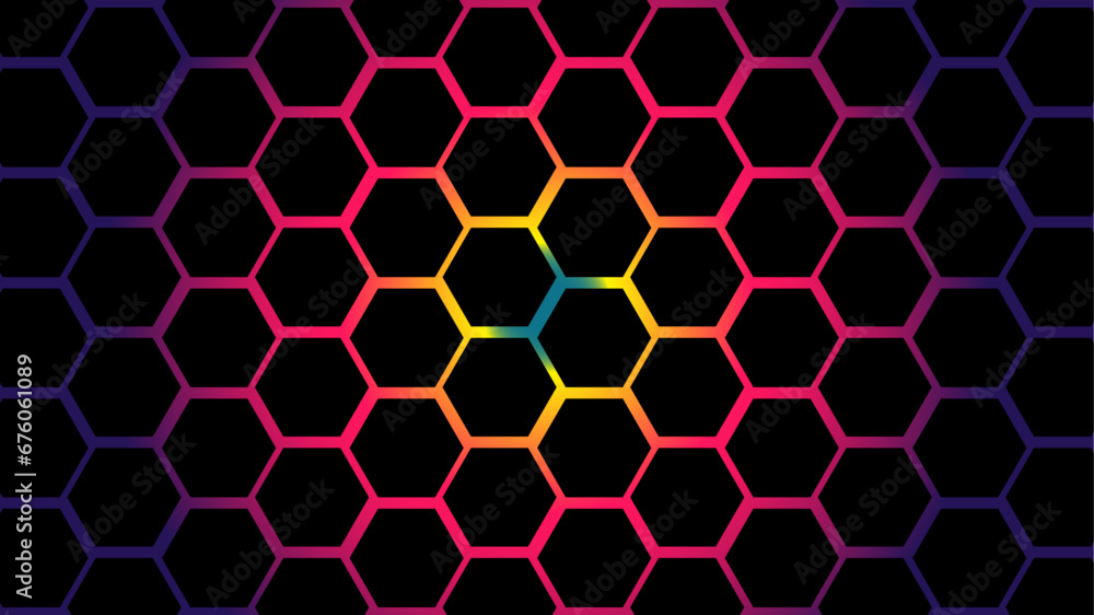 Abstract Black Hexagonal Background. Luxury black pattern gradient background stroke. Vector Illustration. 3D Futuristic abstract honeycomb mosaic white background. geometric mesh cell texture. Abstract Black Hexagonal Background. Luxury black pattern gradient background stroke. Vector Illustration. 3D Futuristic abstract honeycomb mosaic white background. geometric mesh cell texture.