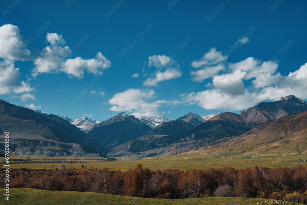 Beautiful mountain landscape in autumn Beautiful mountain landscape in autumn