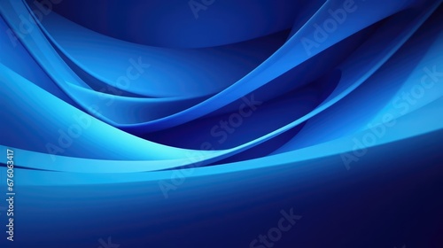 3D Abstract Blue Background 