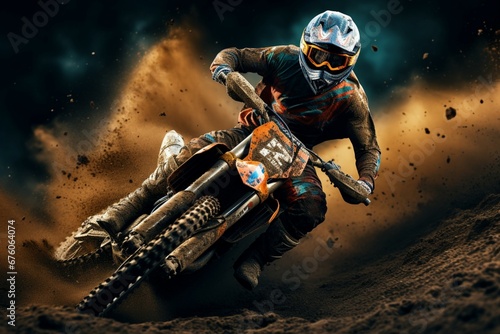 Daring Extreme Motocross Mastery MX Rider Dirt Circuit Track 